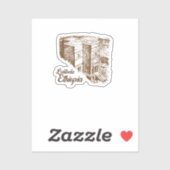ラリベラエチオピアのステッカー シール (シート)