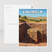 ラリベラロックチャーチズエチオピア ポストカード (正面/裏面)