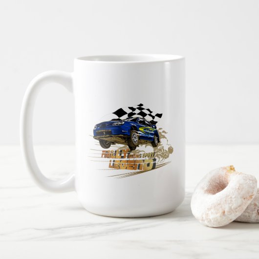 ラリーの伝説 |マクラシックグ#15 コーヒーマグカップ (ドーナツ)