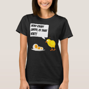 ラリーはことですか。! 鶏のひよこ-おもしろいな卵のギフト Tシャツ