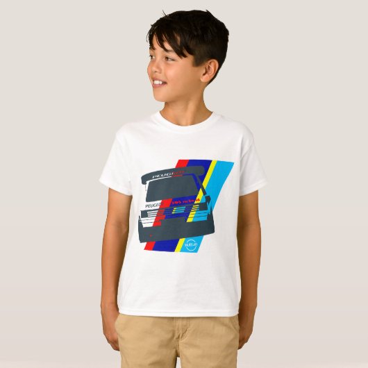 ラリーグループBヴィンテージカーレースとモータースポーツラ Tシャツ (正面フル)