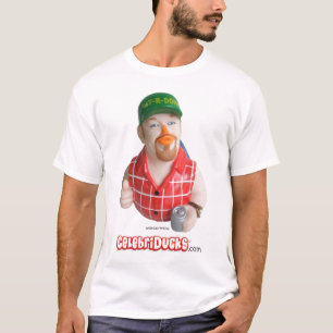 ラリーケーブルの人のゴム製アヒルのティー Tシャツ