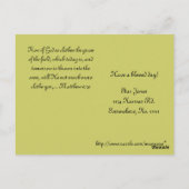 ラリーズオレンジリリー ポストカード (裏面)