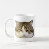 ラリーダウニング街猫の顔 コーヒーマグカップ (左)