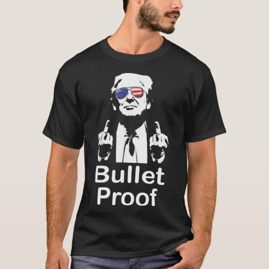 ラリー射撃、 発砲 Tシャツ (正面)