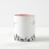 ラリー結婚式パーソナライズコーヒーマグ マグカップ (中央)