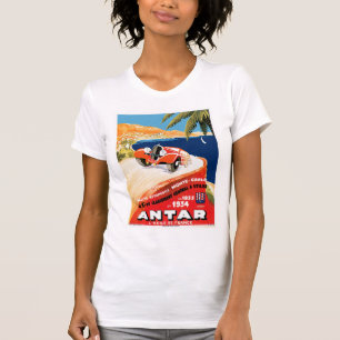ラリー自動車デモンテカルロ Tシャツ