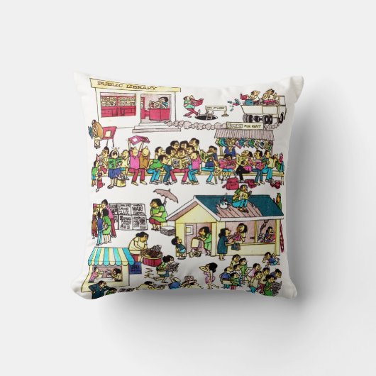 ラリー·アルカラの人生の一片 クッション (正面)