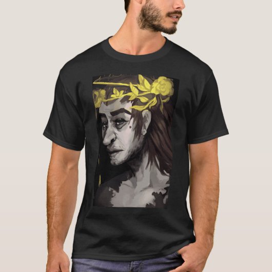 ラリー・ジョンソンの肖像画 Tシャツ (正面)