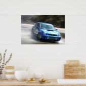ラリー・ドリフトレースカー ポスター (キッチン)