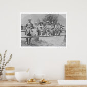 ラリー・ラリーと6人の子供。 ポスター (キッチン)