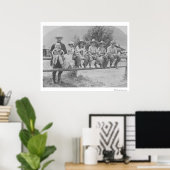 ラリー・ラリーと6人の子供。 ポスター (ホームオフィス)