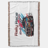 ラリー・レースヴィンテージ – スピードがワイルド・サイドに出会う時！ スローブランケット (正面縦)