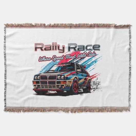 ラリー・レースヴィンテージ – スピードがワイルド・サイドに出会う時！ スローブランケット (正面)