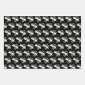 ラルグクールムウスベース魚釣りメンズ ラッピングペーパーシート (正面)