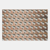 ラルグクールムウスベース魚釣りメンズ ラッピングペーパーシート (正面3)