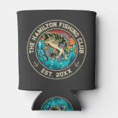 ラルグムウスベースレトロサンセット魚釣りクラブ 缶クーラー (裏面)