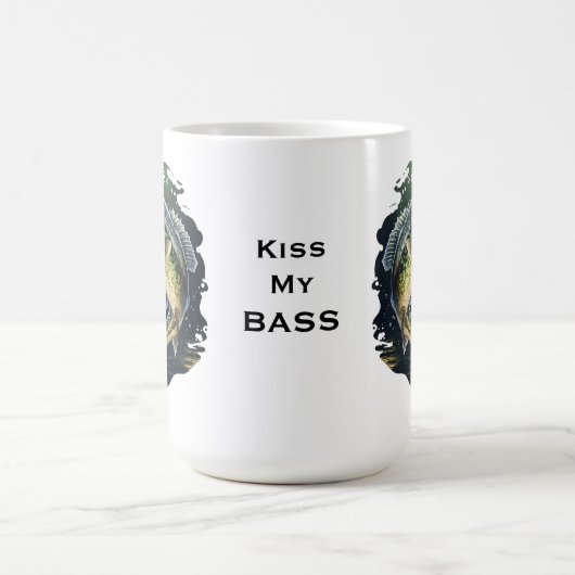 ラルグムウスベース魚釣りコーヒーマグ コーヒーマグカップ (中央)