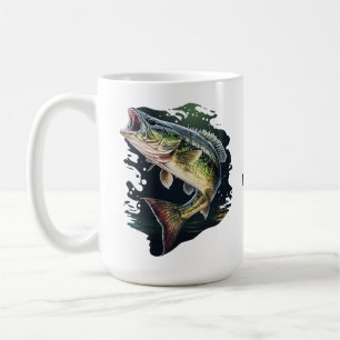 ラルグムウスベース魚釣りコーヒーマグ コーヒーマグカップ