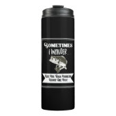 ラルゲおもしろいムウスベース魚釣り引用文男性へ タンブラー (正面)