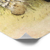 ラルソンブレックファーストアンダーザビッグ樺の木 ポスター (角)