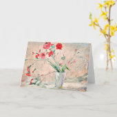 ラルソン – カーネーションとポピー カード (黄色い花)