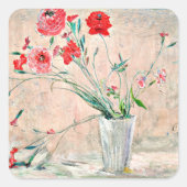 ラルソン – カーネーションとポピー スクエアシール (正面)
