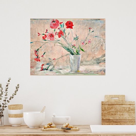 ラルソン – カーネーションとポピー ポスター (キッチン)