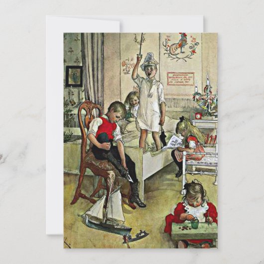 ラルソン – クリスマスモーニング カード (正面)