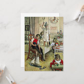ラルソン – クリスマスモーニング カード (正面/裏面インサイチュ)