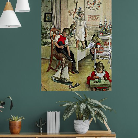 ラルソン – クリスマスモーニング ポスター (リビング1)