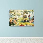 ラルソン – Cray魚釣り キャンバスプリント (インサイチュ (ウッドフロア))