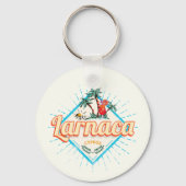 ラルナカキプロスレトロカクテルヴィンテージサンセット キーホルダー (正面)