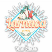 ラルナカキプロスレトロカクテルヴィンテージサンセット シール (正面)