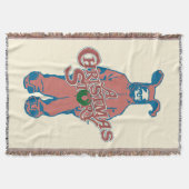 ラルフィー |ピンク悪夢 スローブランケット (正面)