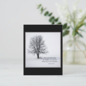 ラルフウォルドエマーソン引用文 – グリーティングカード (スタンド正面)