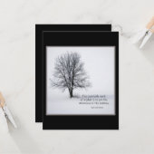 ラルフウォルドエマーソン引用文 – グリーティングカード (正面/裏面インサイチュ)