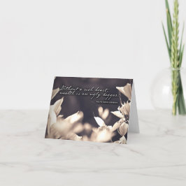 ラルフウォルドエマーソン感動的引用文リッチハート サンキューカード