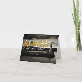 ラルフウォルドエマーソン感動的引用文常時 サンキューカード