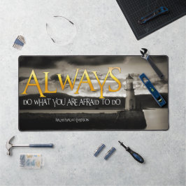 ラルフウォルドエマーソン感動的引用文常時 デスクマット