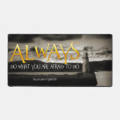 ラルフウォルドエマーソン感動的引用文常時 デスクマット (正面)