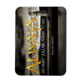 ラルフウォルドエマーソン感動的引用文常時 マグネット (縦)