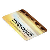 ラルフウォルドエマーソン感動的引用文熱意 マグネット (右側)