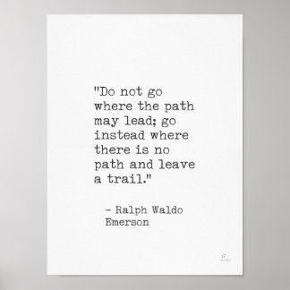 ラルフウォルドエマーソン ポスター