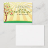 ラルフウォルド感動的エマーソン引用文「あなた」 ノートカード (正面/裏面)