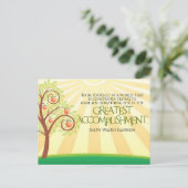 ラルフウォルド感動的エマーソン引用文「あなた」 ポストカード (スタンド正面)