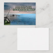 ラルフウォルド感動的エマーソン引用文"ライブ" ノートカード (正面/裏面)