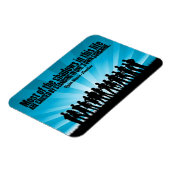 ラルフウォルド感動的エマーソン引用文「影」 マグネット (左側)