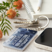 ラルフウォルド感動的エマーソン引用文"星" キーホルダー (正面右)