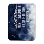 ラルフウォルド感動的エマーソン引用文"星" マグネット (縦)